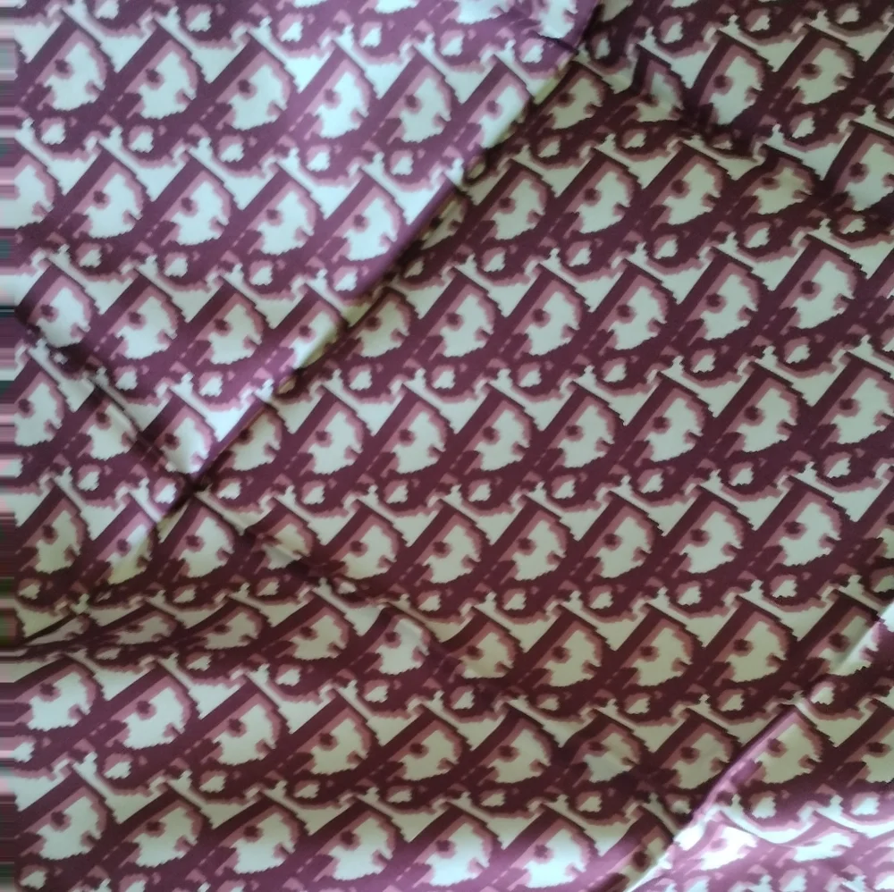 Vintage Christian Dior Oblique Logo Scarf